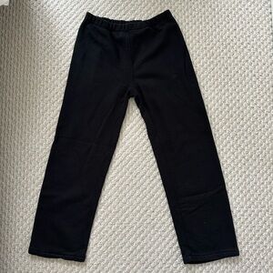 Eterne Black Straight-Leg Lounge Pants